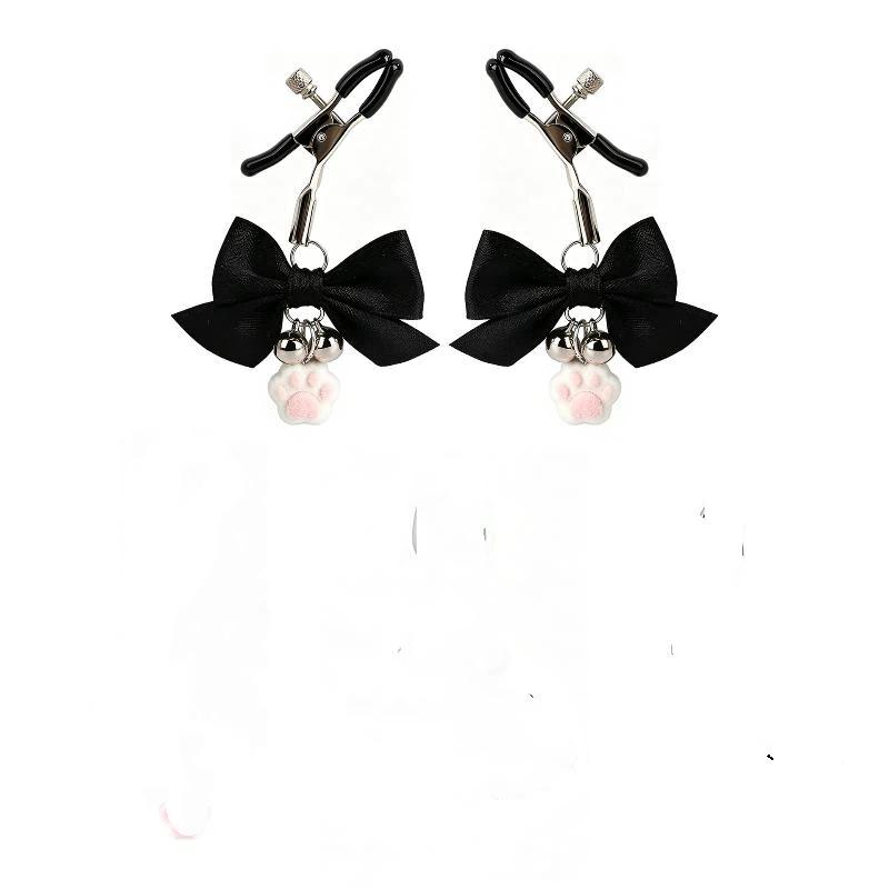 Women Accessories Combo - 휴대용 리본 장식 니플 클램프 1쌍,