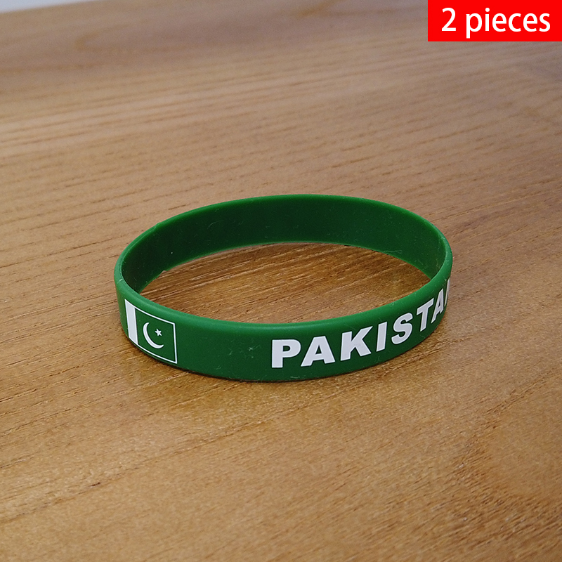 Women Accessories Pakistan - 파키스탄 국기 손목 밴드, 스포츠 실리콘