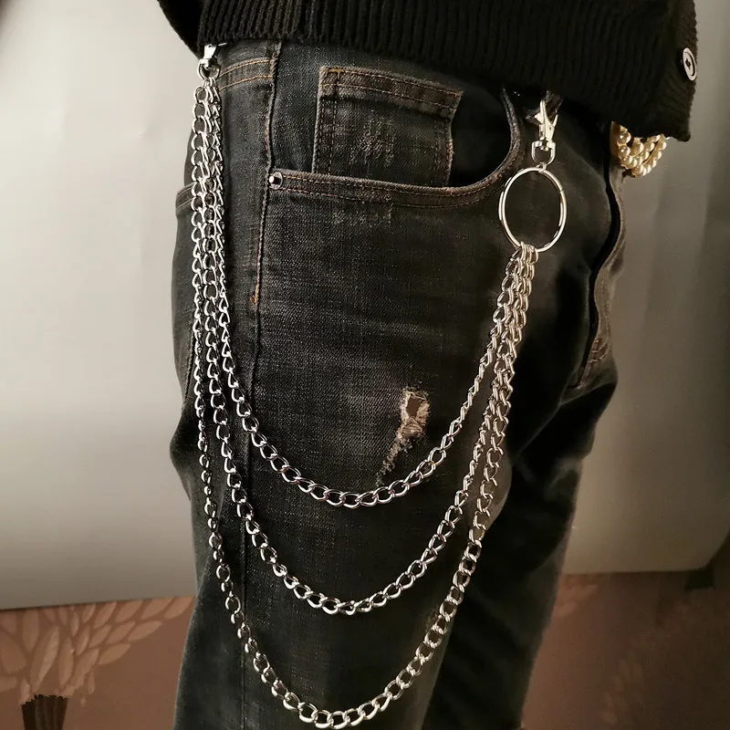 Women Electronic Accessories - 레이어 메탈 벨트 체인 펑크 훅