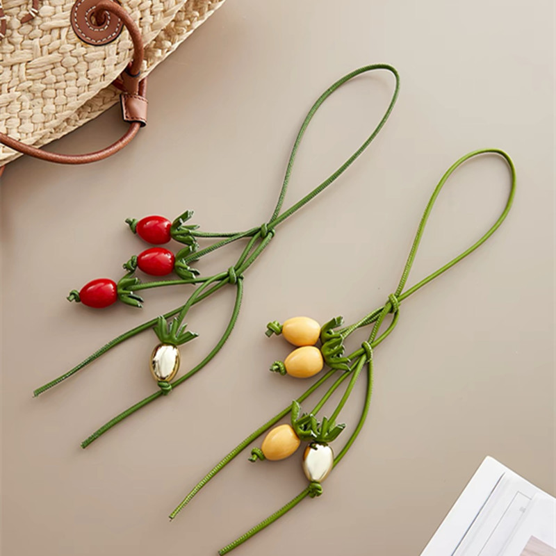 Women'S Accessories Loewe - 소가죽 도토리 토마토 스트링 백 참
