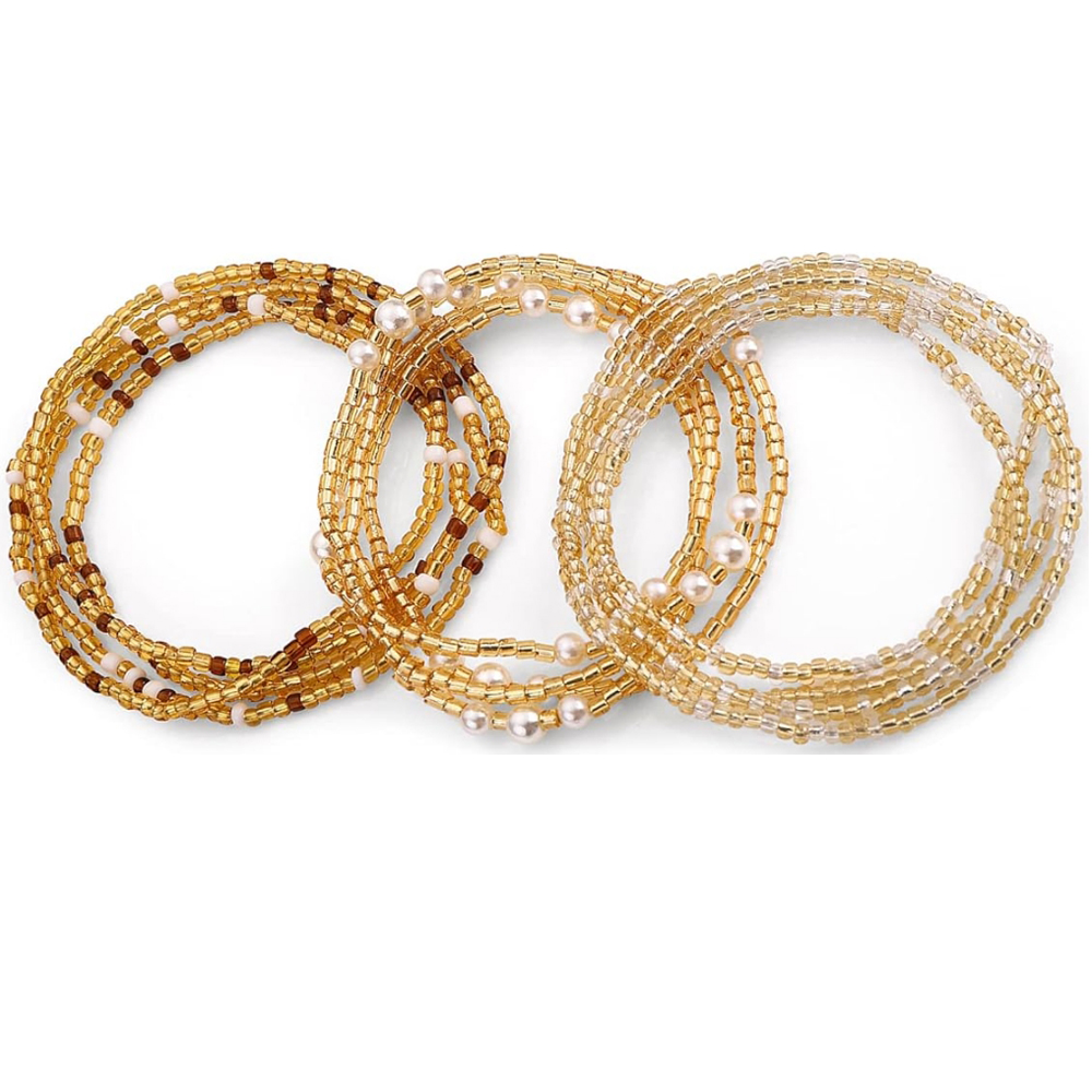 Women'S African Accessories - 여성용 허리 비즈, 배꼽 비즈, 탄성