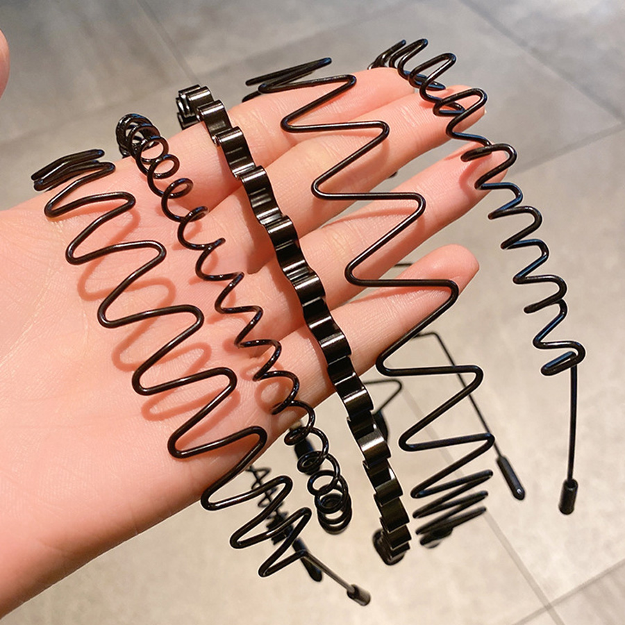 Women Accessories Combo - 2-5Pcs 물결 모양의 헤어 밴드 봄