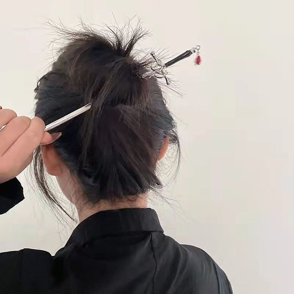 펑크 소드 헤어핀 중국산 루비 헤어 스틱 빈티지 포니테 - Women'S Accessories H&M 리뷰 및 가격