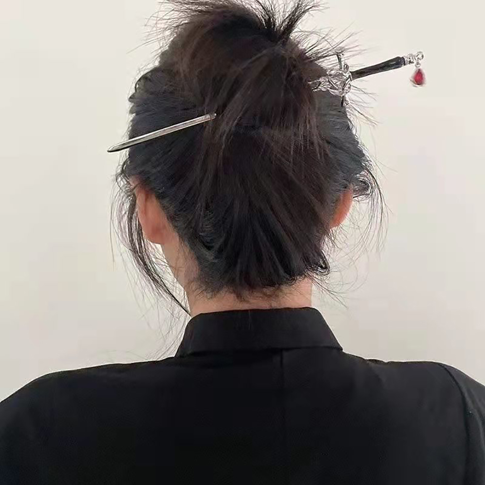 펑크 소드 헤어핀 중국산 루비 헤어 스틱 빈티지 포니테 - Women'S Accessories H&M 리뷰 및 가격