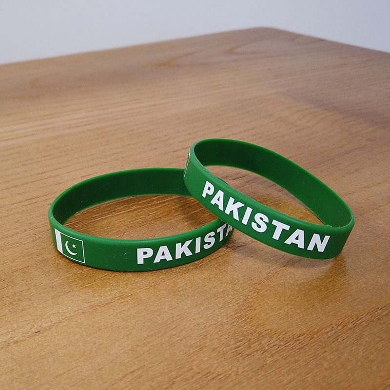 파키스탄 국기 손목 밴드, 스포츠 실리콘 팔찌, 남녀공 - Women Accessories Pakistan 리뷰 및 가격