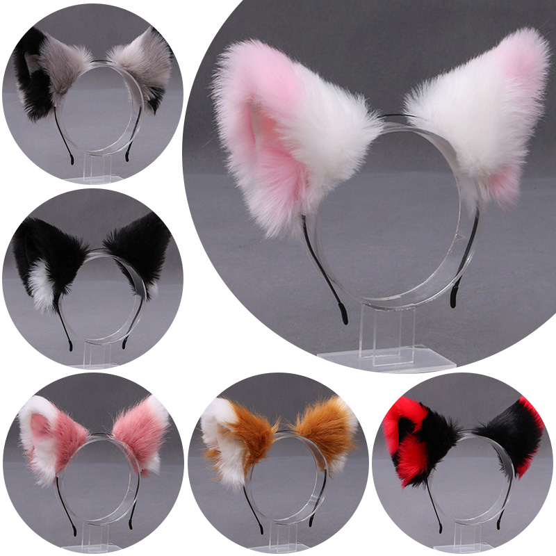 푹신한 여우 고양이 귀 플러시 머리띠 부드러운 털 헤어 - Women'S Accessories H&M 리뷰 및 가격