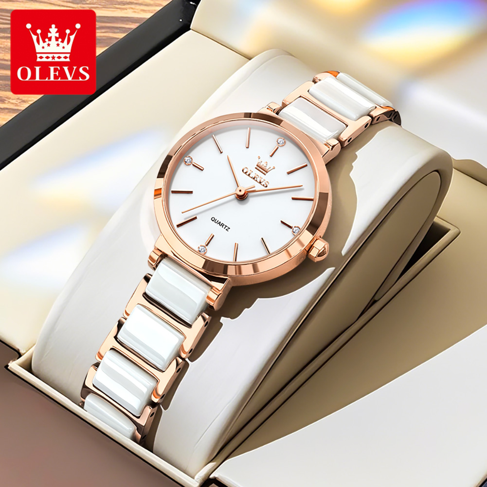 OLEVS 여성 시계 5877 고급스러운 우아한 쿼츠  - Women Accessories Bracelet 리뷰 및 가격