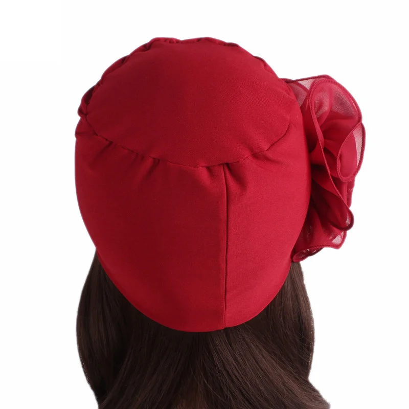 새로운 빅 레이스 플라워 아프리칸 반다나 헤드 랩 여성 - Women'S African Accessories 리뷰 및 가격