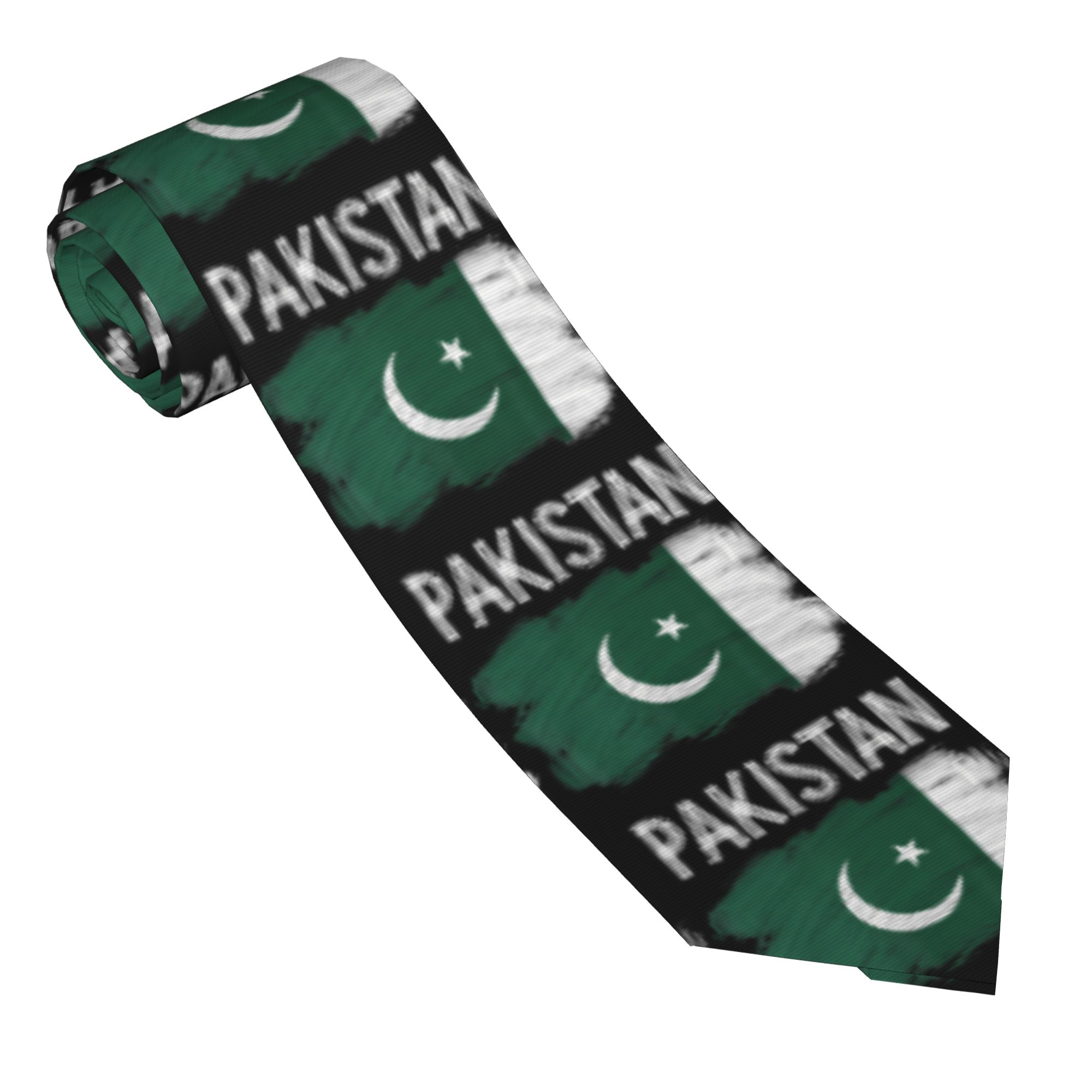 파키스탄 루트스 파키스탄 국기 넥타이 클래식 넥타이 남 - Women Accessories Pakistan 리뷰 및 가격
