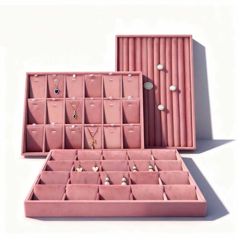 벨벳 보석 정리함 서랍용 트레이, 보석 보관 트레이,  - Women Accessories List 리뷰 및 가격