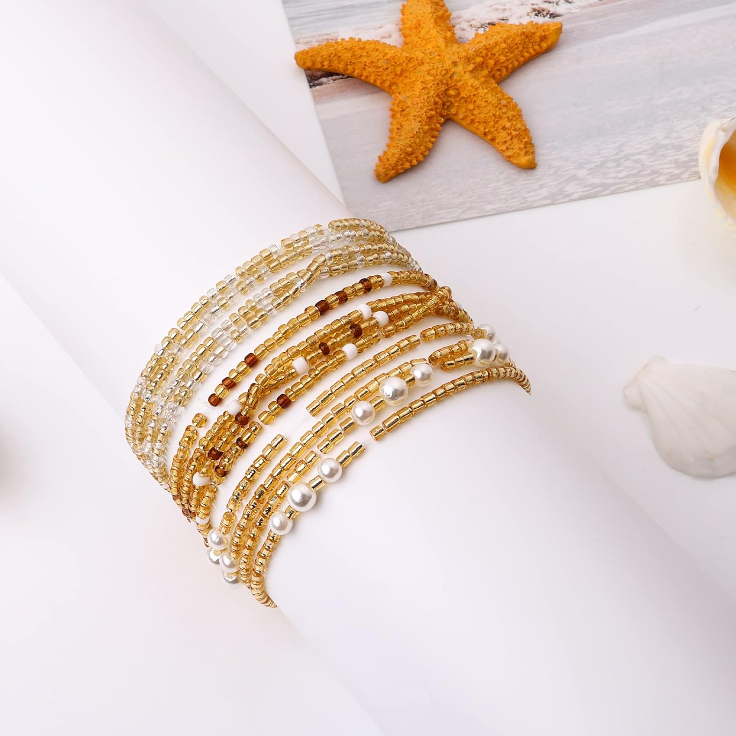 여성용 허리 비즈, 배꼽 비즈, 탄성 체인, 아프리카  - Women'S African Accessories 리뷰 및 가격