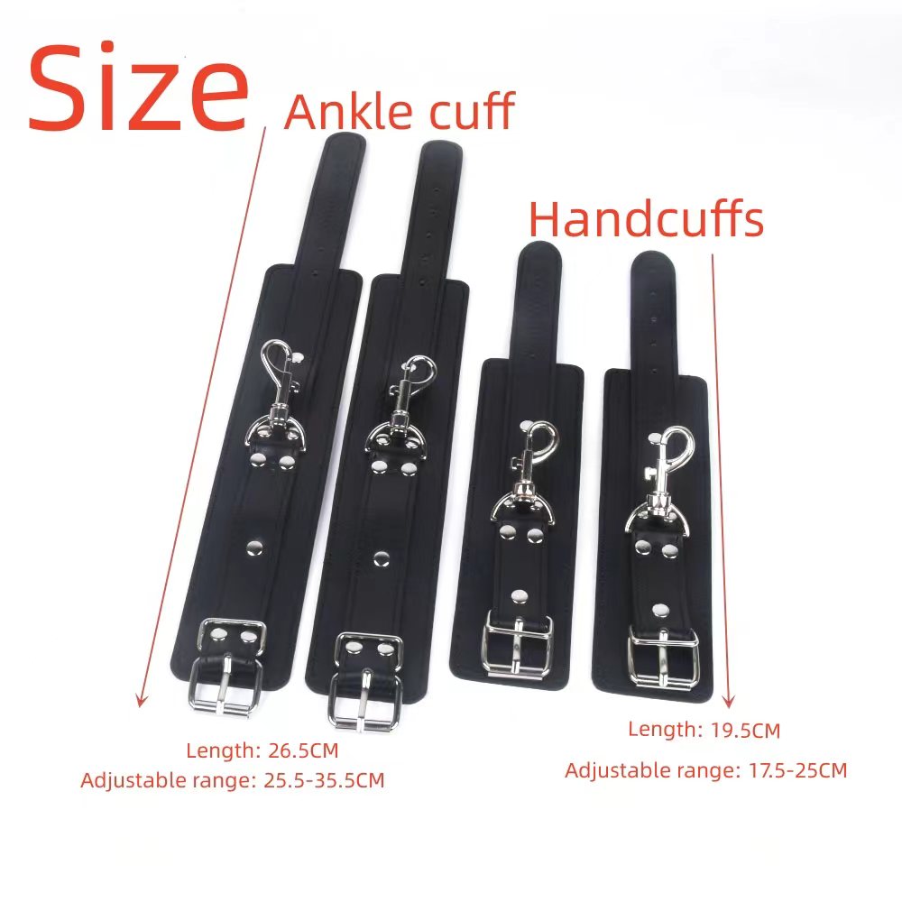 조절 가능한 가죽 수갑 여성 커플용 섹스토이 행 버클  - Women Accessories Combo 리뷰 및 가격
