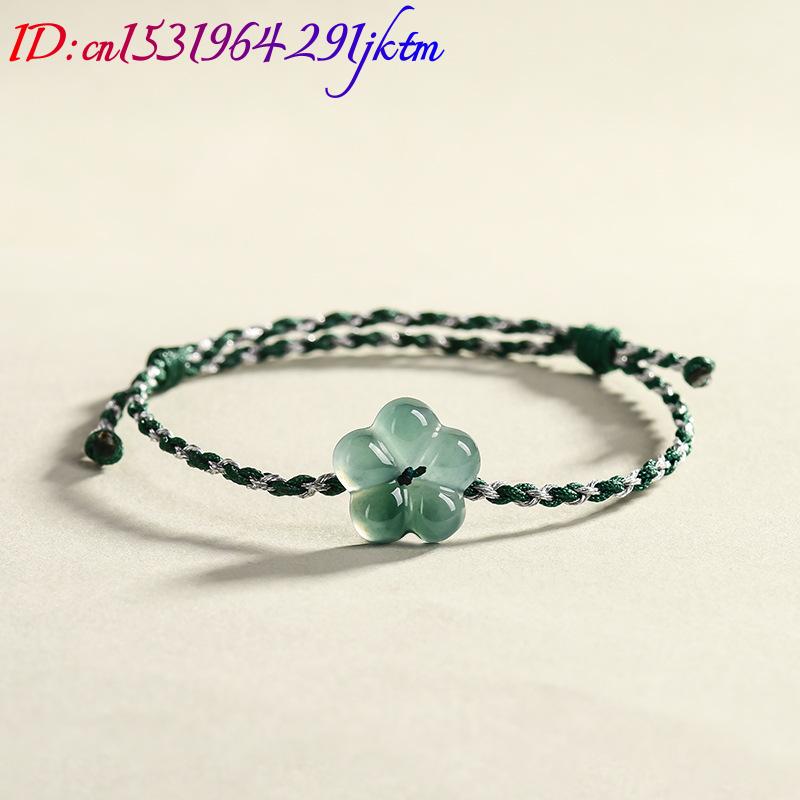 버마산 경옥 꽃 팔찌 천연 옥 참 장식 패션 액세서리  - Women Accessories Bracelet 리뷰 및 가격