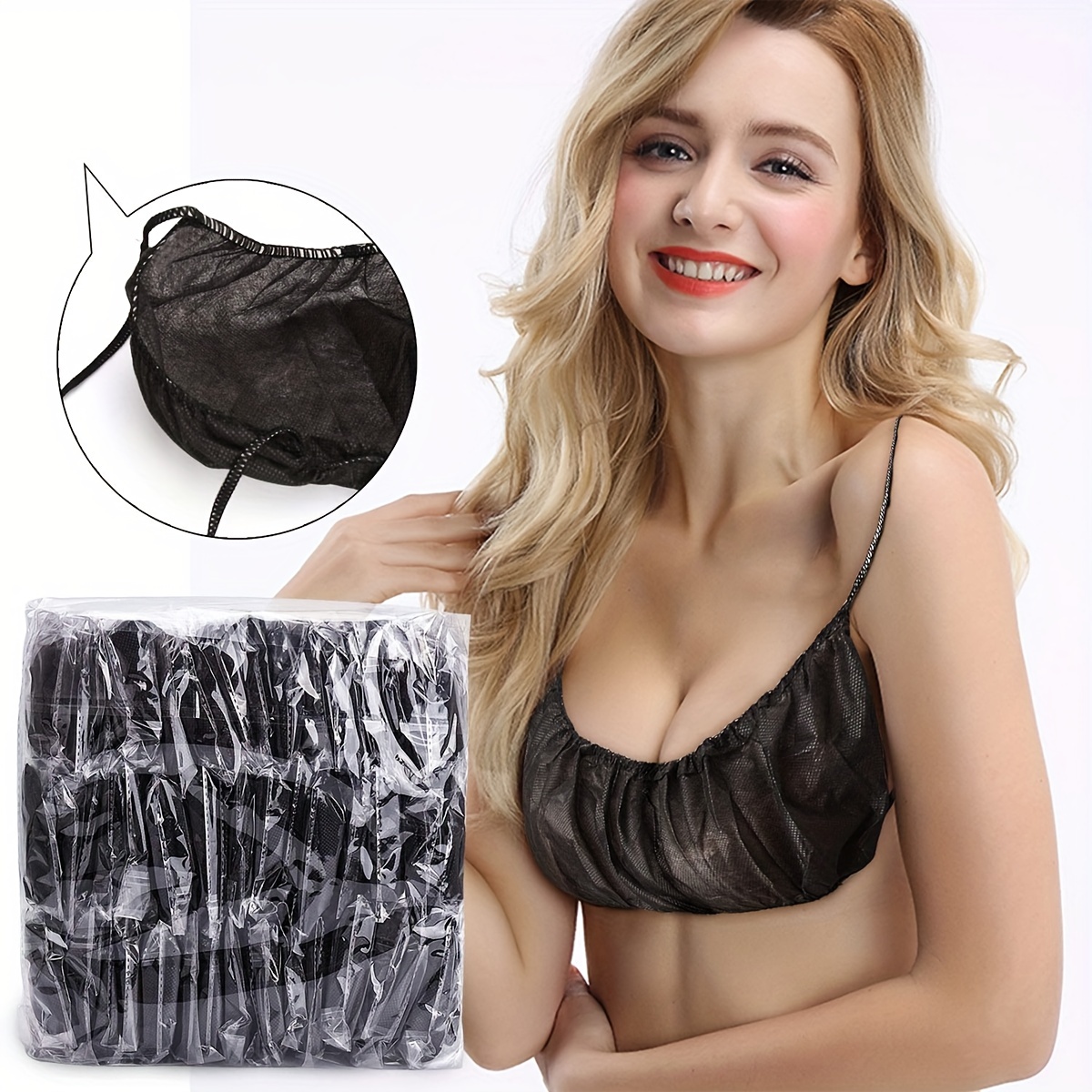 50pcs 20pcs 여성 브래지어 일회용 부직포 브래 - Women Accessories Combo 리뷰 및 가격