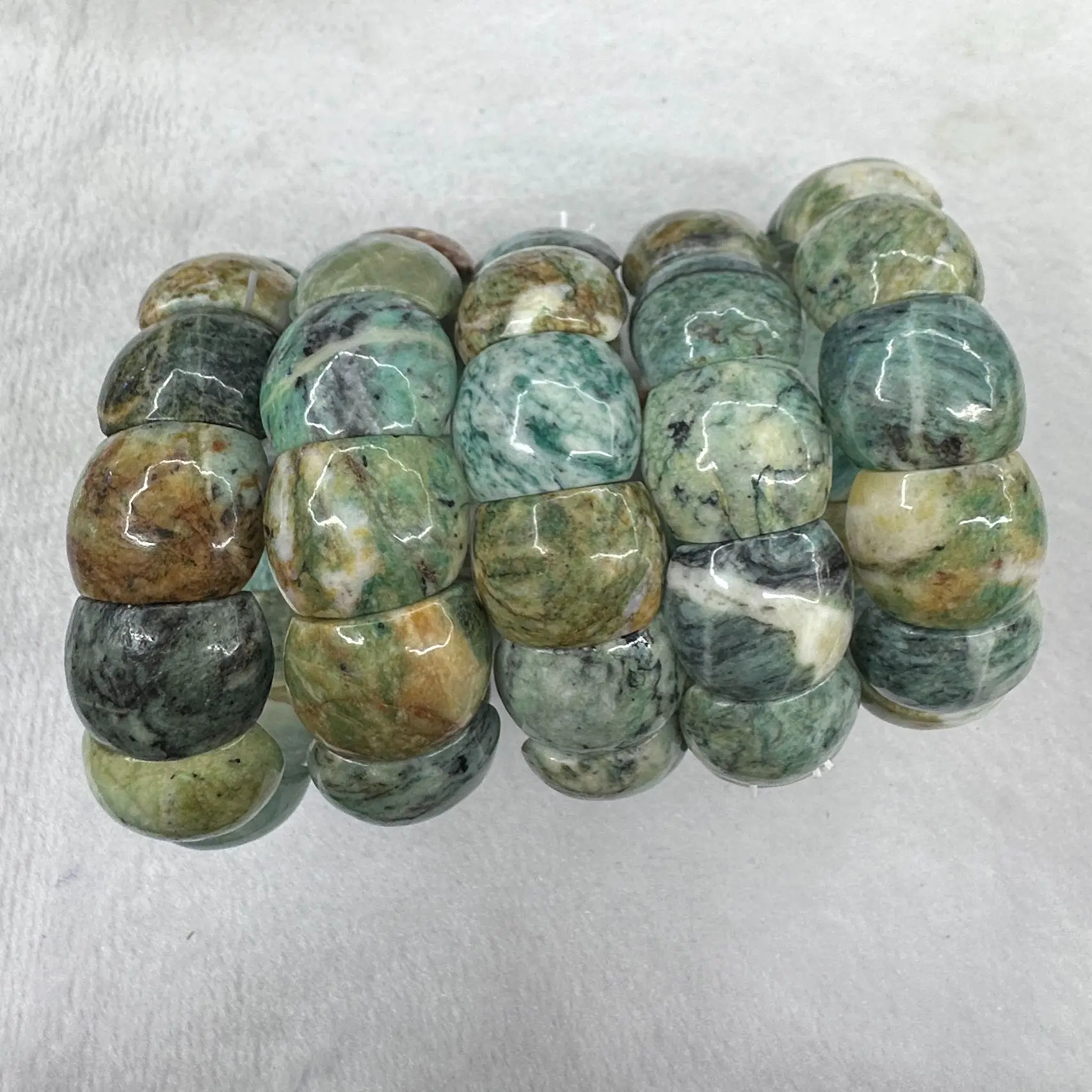 천연 아프리카 터키석 스톤 About19*21mm 팔찌 - Women'S African Accessories 리뷰 및 가격