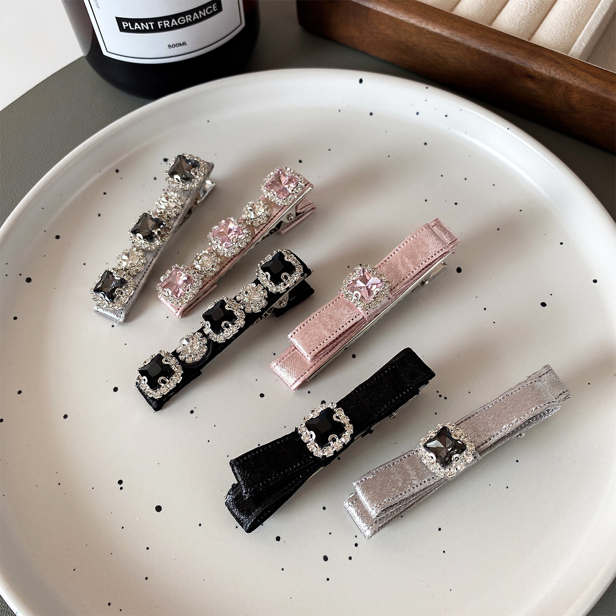 2/6 Pcs 여성용 헤어 클립 세트 한국식 리본 모양 - Accessories Brand For Women 리뷰 및 가격