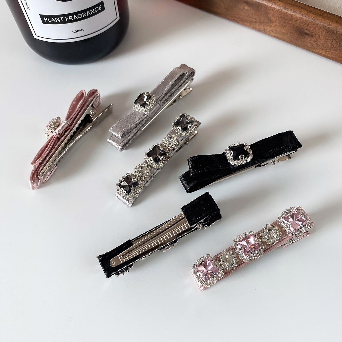 2/6 Pcs 여성용 헤어 클립 세트 한국식 리본 모양 - Accessories Brand For Women 리뷰 및 가격