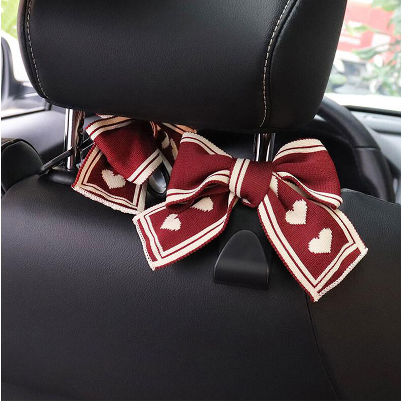 유니버설 연인 나비매듭 자동차 후크, 좌석 등받이 차량 - Women Accessories List 리뷰 및 가격